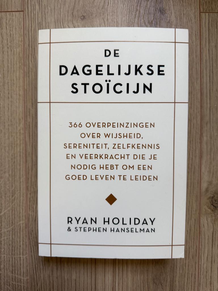 De dagelijkse stoïcijn, Boeken, Ophalen of Verzenden, Zo goed als nieuw, Ryan Holiday, Algemeen