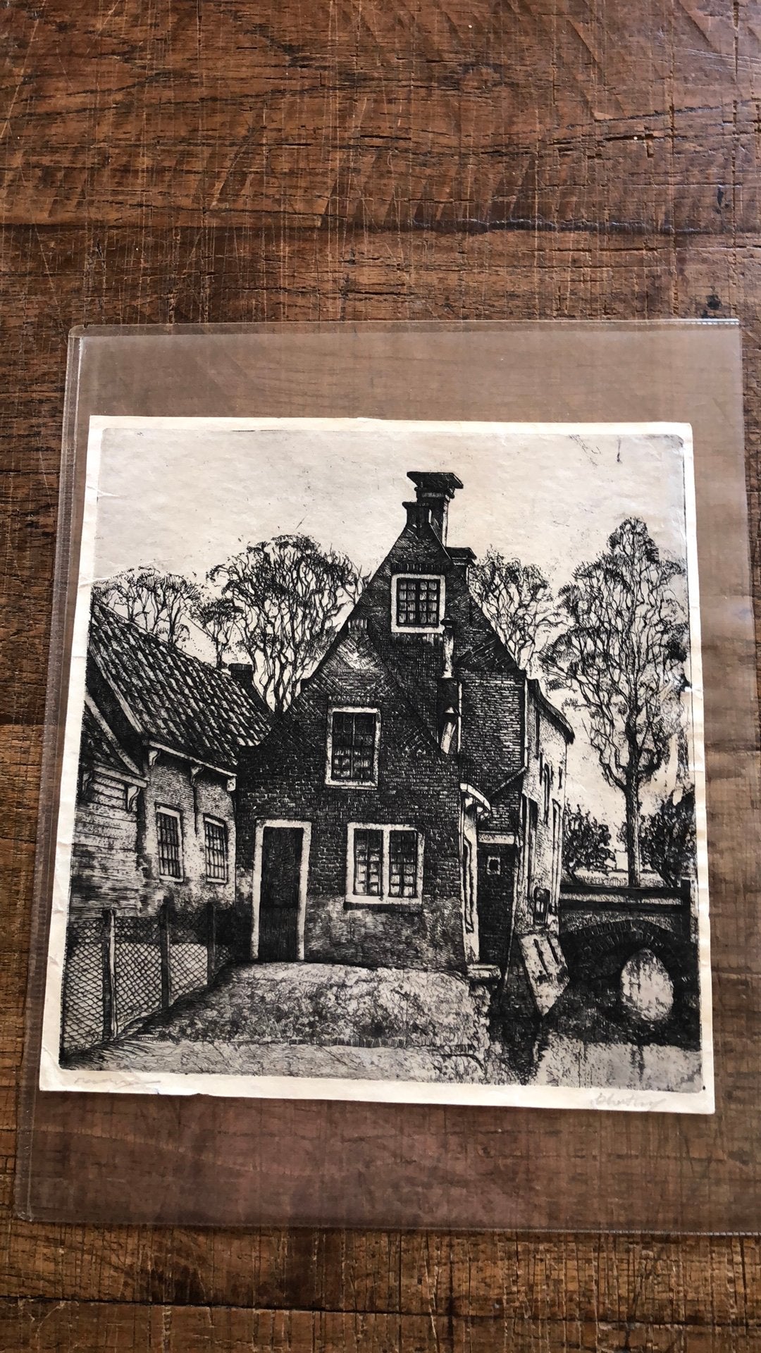 Oude ets, Ophalen of Verzenden