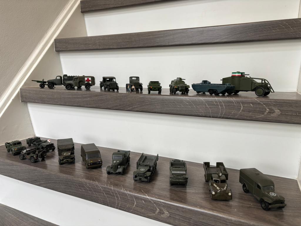 Collectie militaire Dinky Toys Lion Cars Tekno leger, Verzamelen, Militaria | Algemeen, Ophalen of Verzenden, Landmacht, Nederland