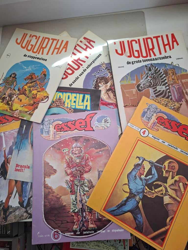 Oude vintage stripboeken comics essef jugurtha vampirella, Boeken, Strips | Comics, Meerdere comics, Verzenden, Europa