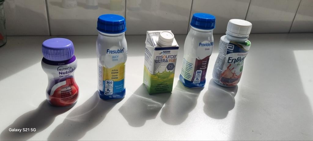Proteine flesjes. Danone en Fresubin, Ophalen of Verzenden, Nieuw, Poeder of Drank
