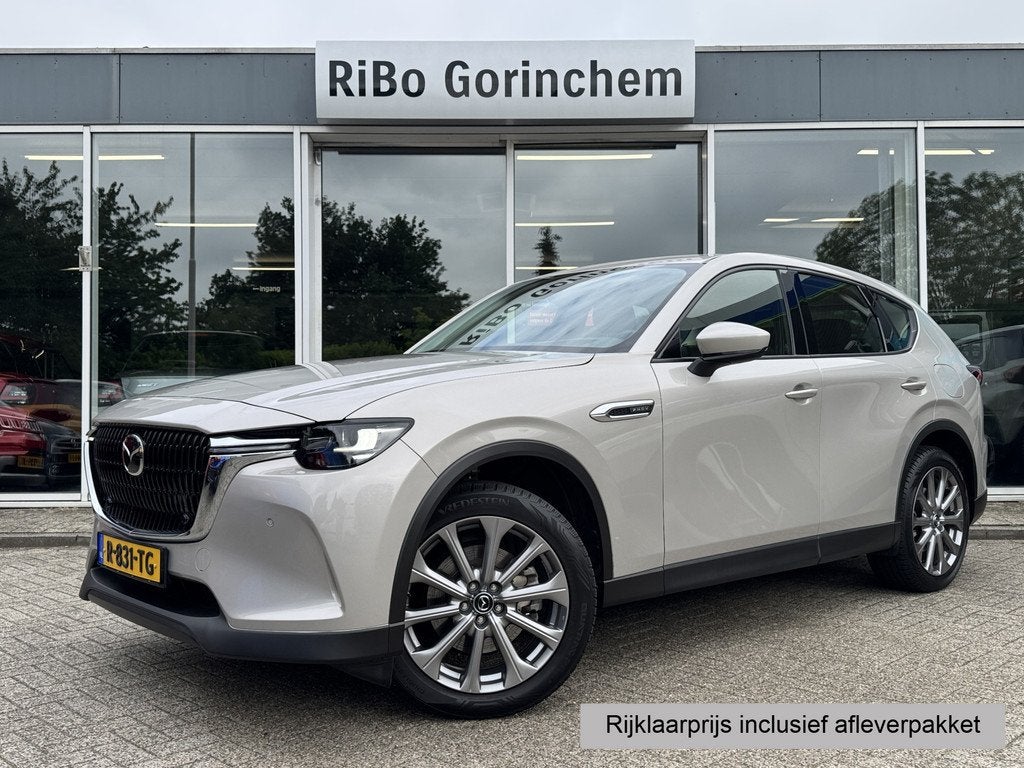 Mazda CX-60 2.5 e-SkyActiv PHEV Exclusive-Line * Head-up * A, Automaat, 12 maanden, Stof, Gebruikt