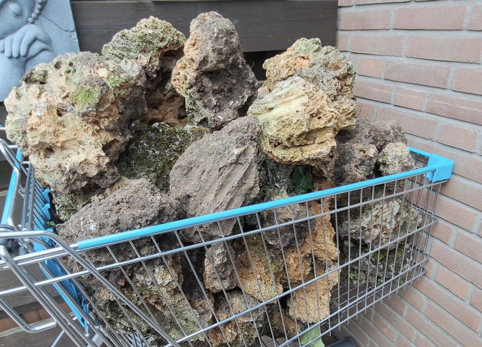 Gratis lavastenen, Tuin en Terras, Ophalen, Gebruikt