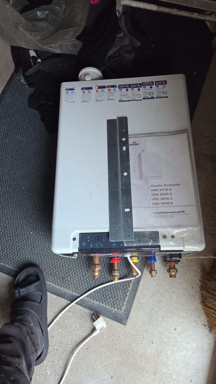 Intergas Kompakt HRE 24/18 A CV-ketel, Ophalen, Gebruikt, Hoog rendement (Hr), Cv-ketel of Combi-ketel