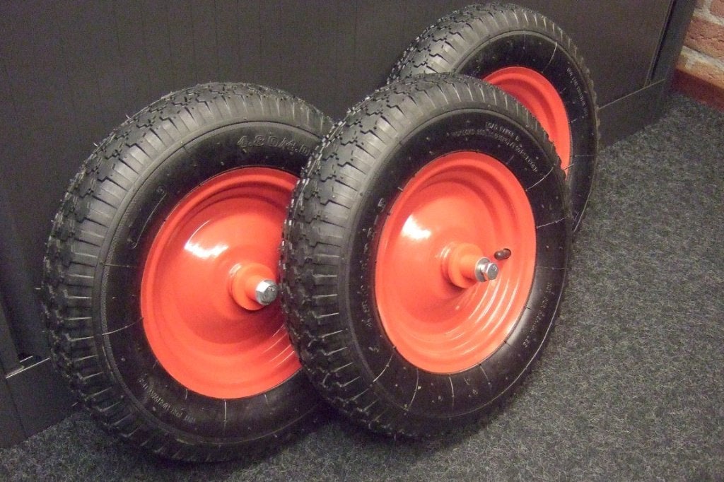 Stalen velg kruiwagen / skelterwielen, Ophalen, Nieuw