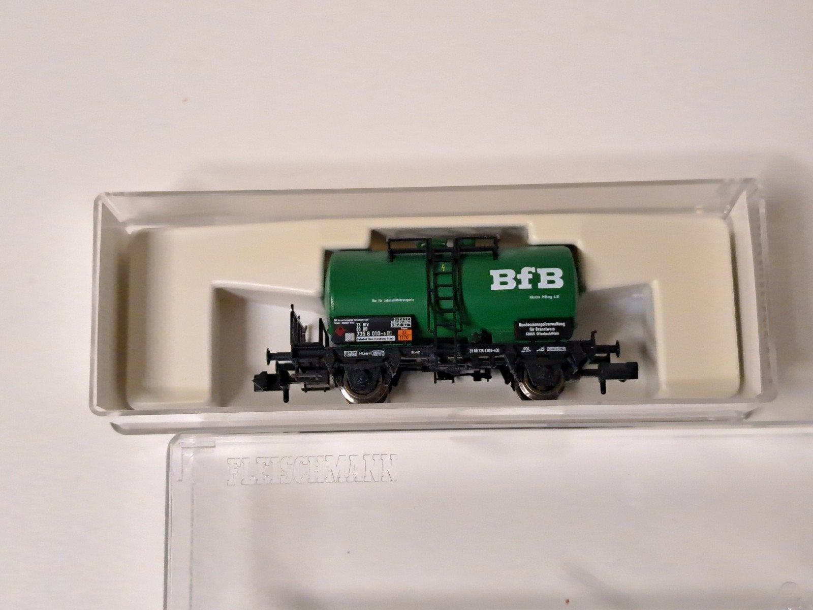 Fleischmann ketelwagon BfB, art. 841902 K, Gelijkstroom, Fleischmann, Wagon, Ophalen of Verzenden