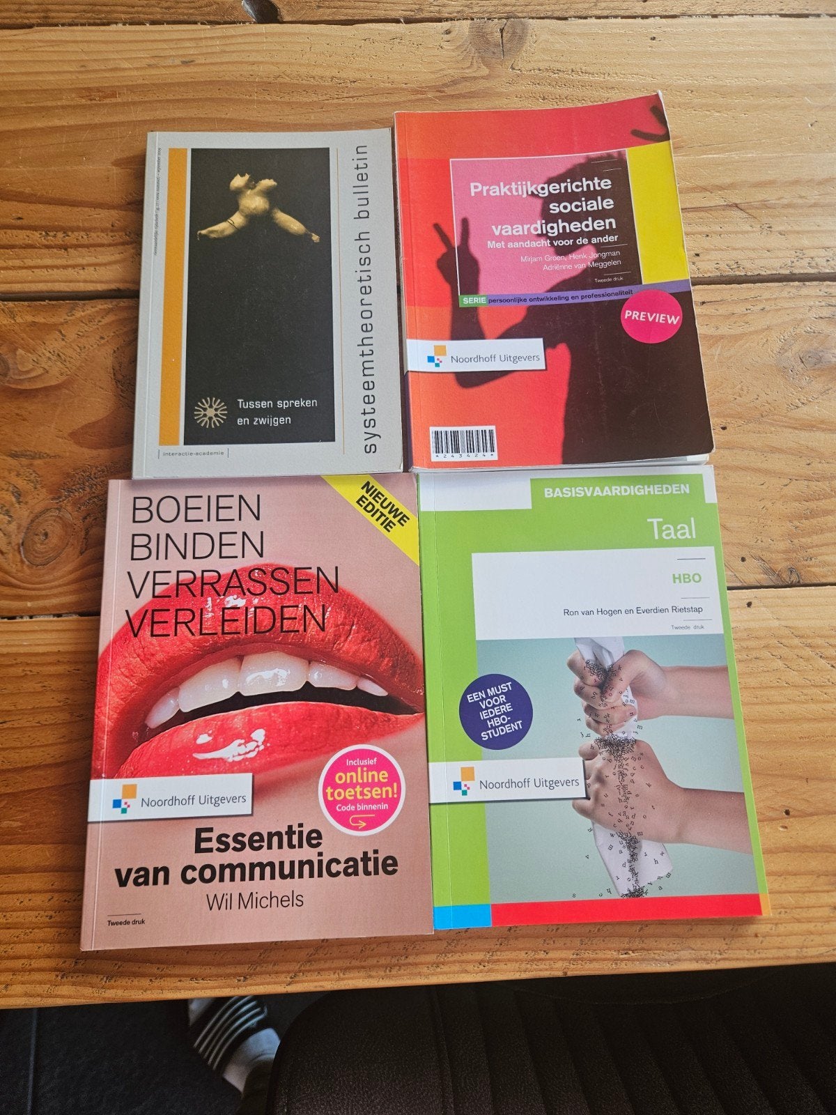 Diverse HBO/WO studieboeken - Communicatie & Sociale, Gelezen, Wil Michels, Ron van Hogen, Everdien Rietstap, Gamma, HBO