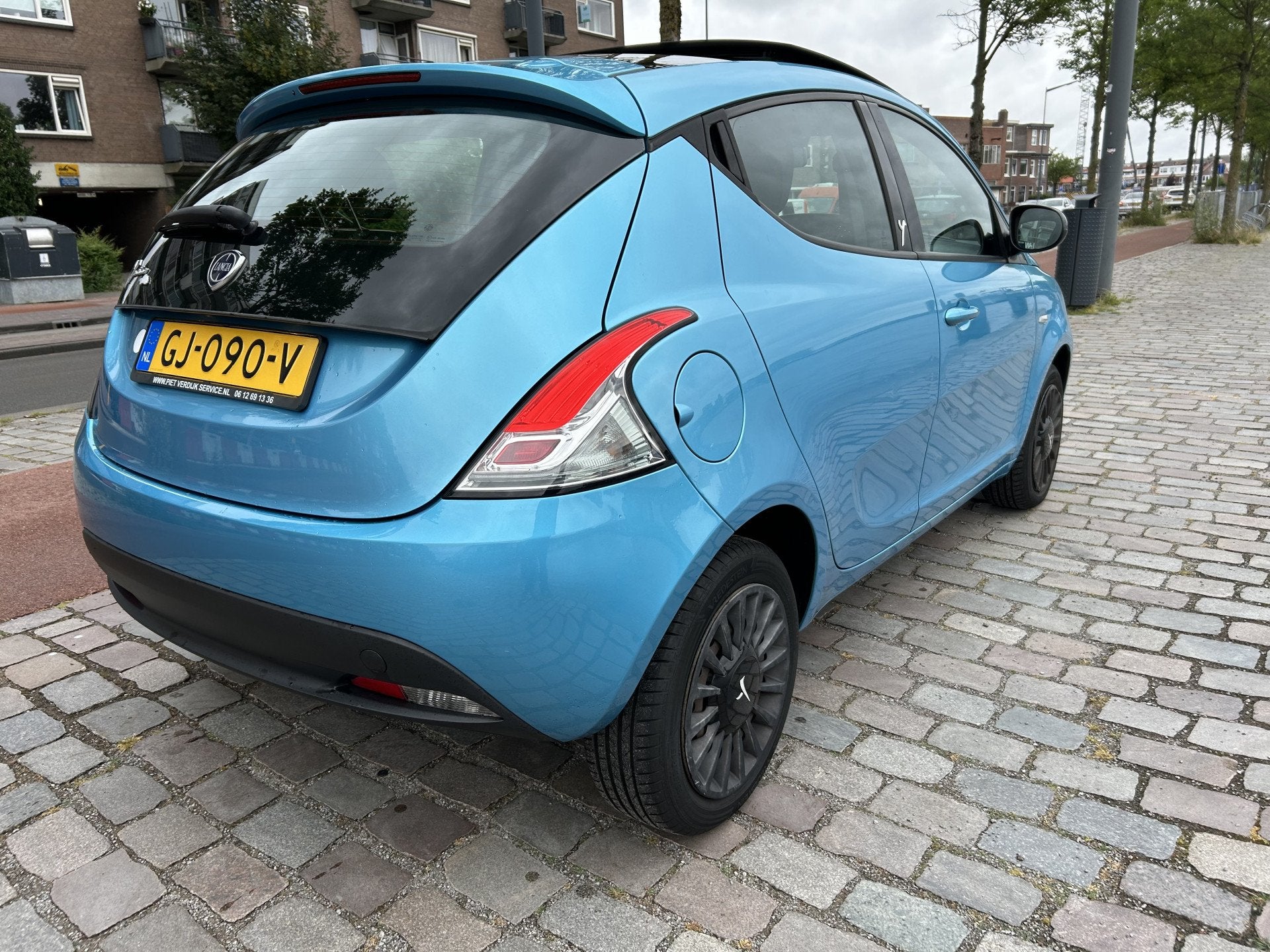 Lancia Ypsilon 0.9 TwinAir Elefantino Plus 5 Deurs Airco Pan, Voorwielaandrijving, Stof, Gebruikt, Origineel Nederlands