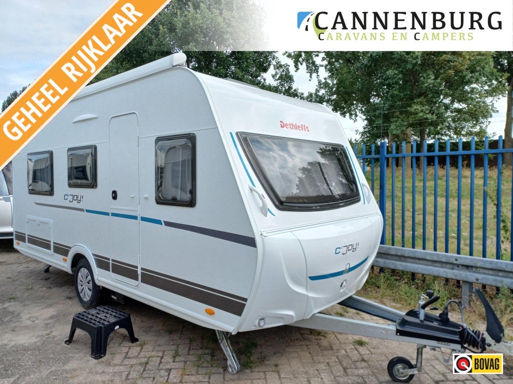 Dethleffs C'Joy 460 LE cassette-mover-etc, 2 aparte bedden, Bedrijf, Treinzit, Tot en met 3