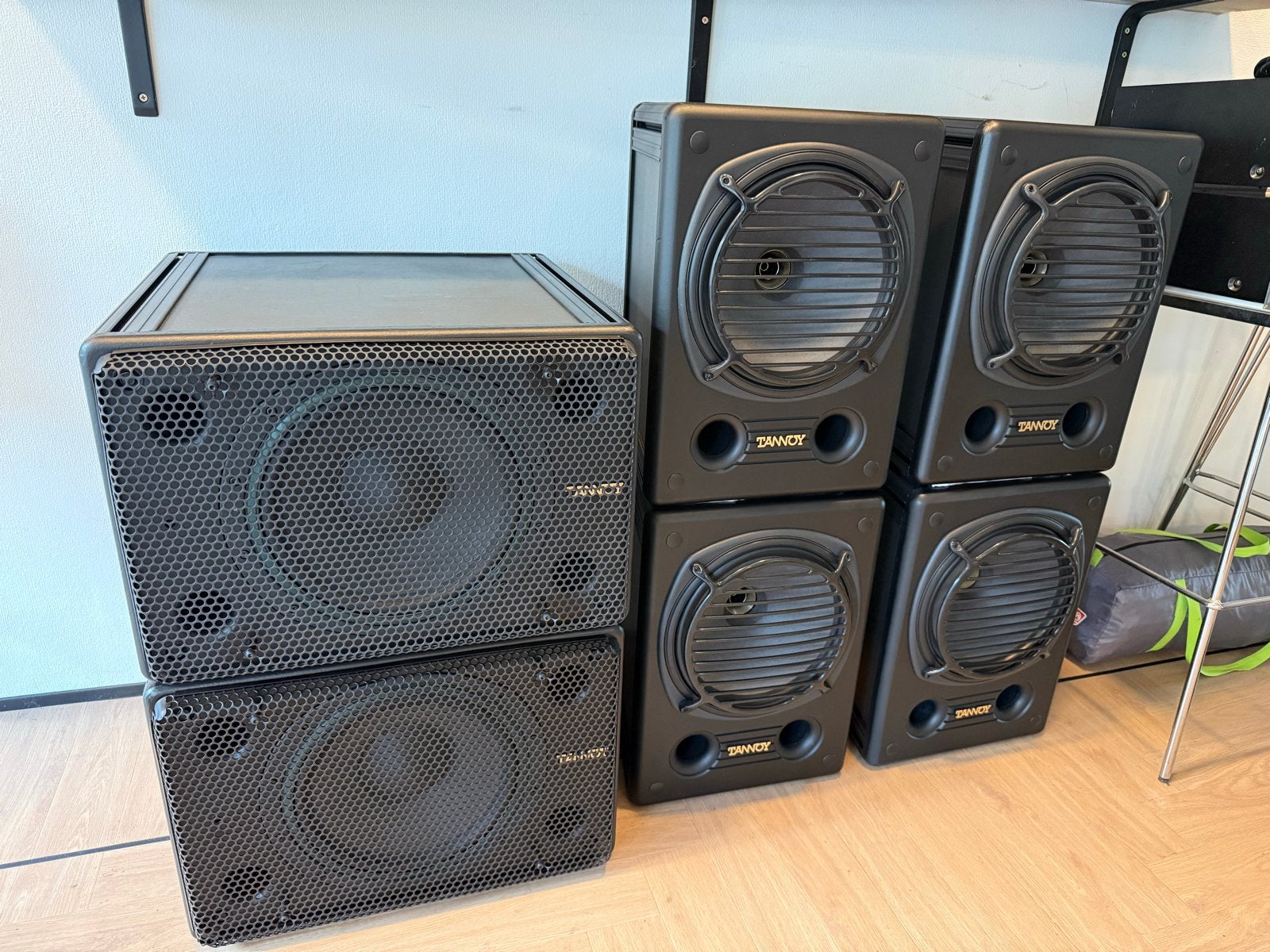 Tannoy CPA12 en CPA 12.1B luidsprekerset, Stereo speakers, Zo goed als nieuw, Basreflex, Ophalen