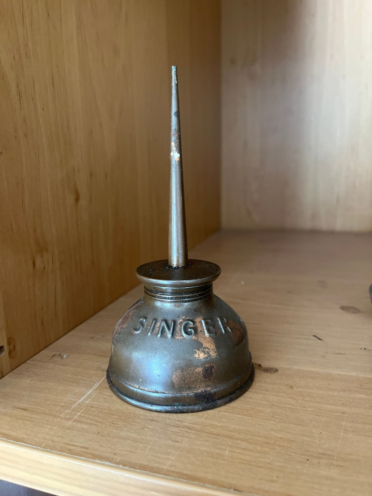 Vintage Singer Oliekan - Authentiek Verzamelobject, Ophalen of Verzenden