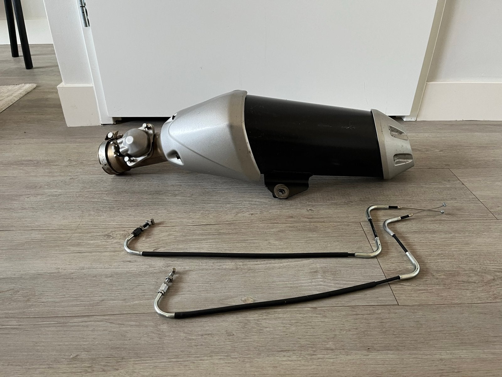 Originele uitlaat Yamaha FZ1N 2008, Motoren, Ophalen of Verzenden, Gebruikt