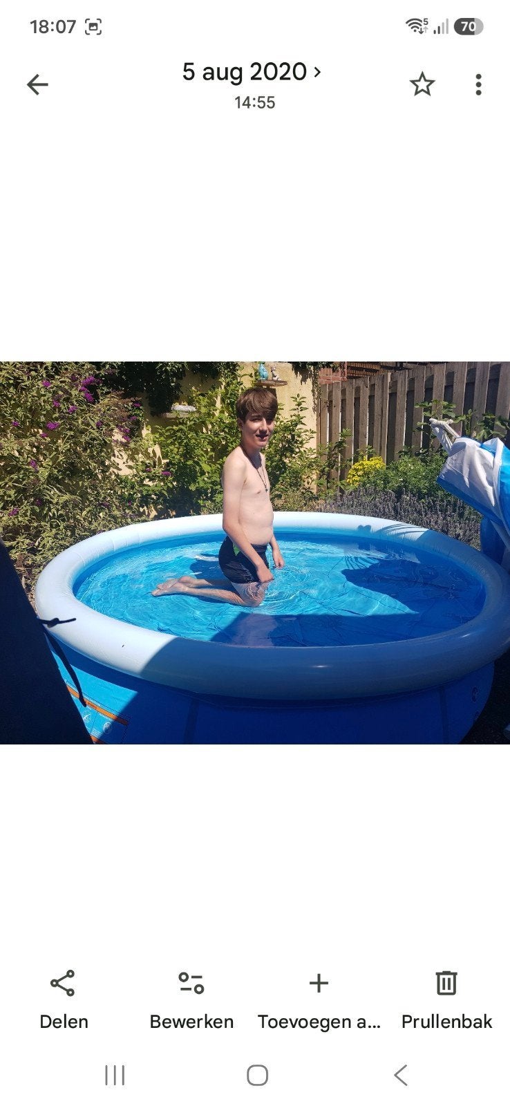 Opzetzwembad - Ideaal voor de zomer!, Ophalen, Gebruikt, Rond, Opzetzwembad