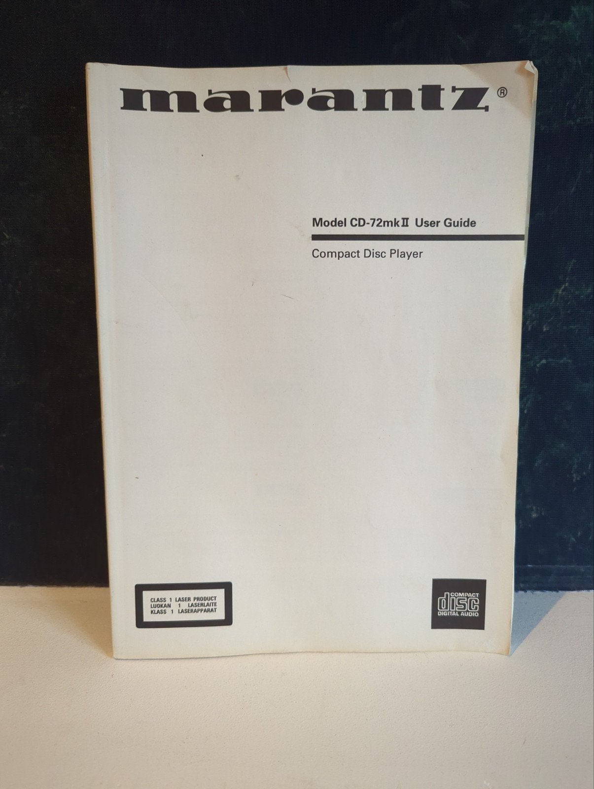Handleiding Marantz CD-72mk II (origineel), Ophalen of Verzenden, Gebruikt