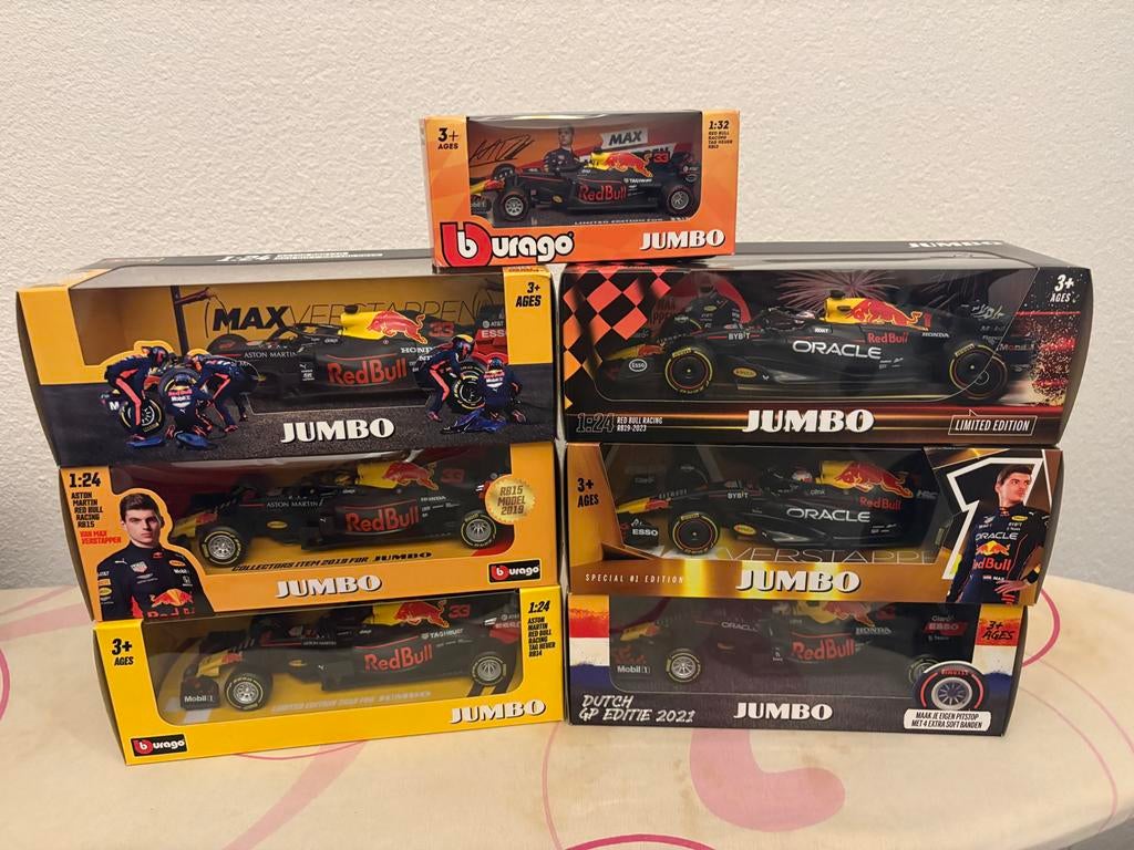 Max Verstappen Schaalmodellen - Diverse Limited Editions, Overige merken, Auto, Groter dan 1:32, Nieuw