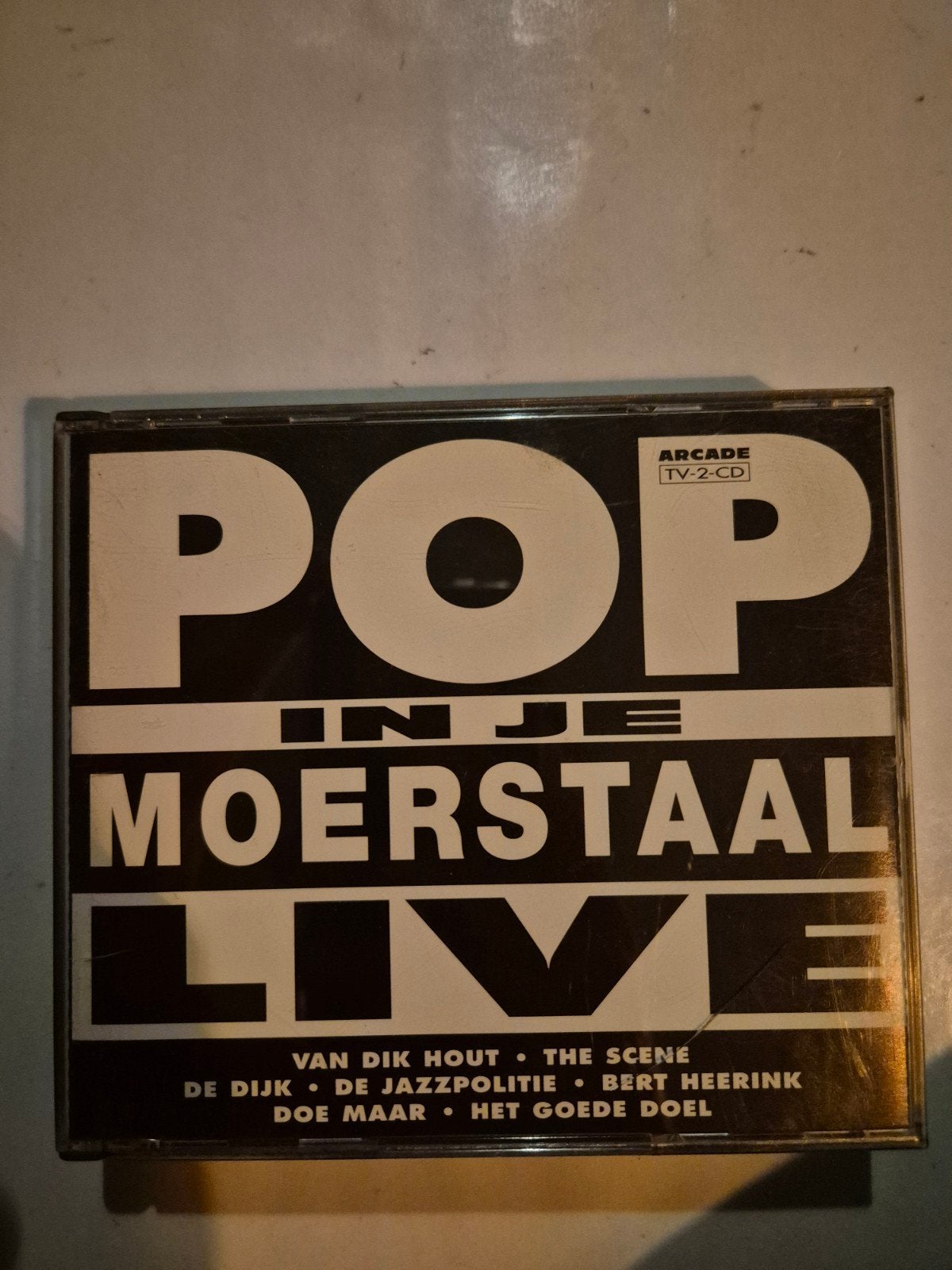 Pop in je Moerstaal Live - Verzamel2cd, Cd's en Dvd's, Ophalen of Verzenden