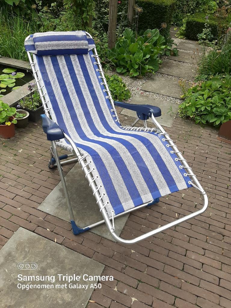 Kamping relaxstoel, Caravans en Kamperen, Ophalen, Gebruikt, Campingmeubel-accessoire