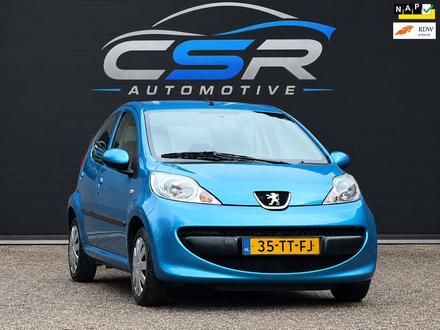 Peugeot 107 1.0NAP|5D|AIRCO|1EIG|NIEUWKOPPELING|NIEUWEBEURT!, Voorwielaandrijving, Stof, Gebruikt, 68 pk