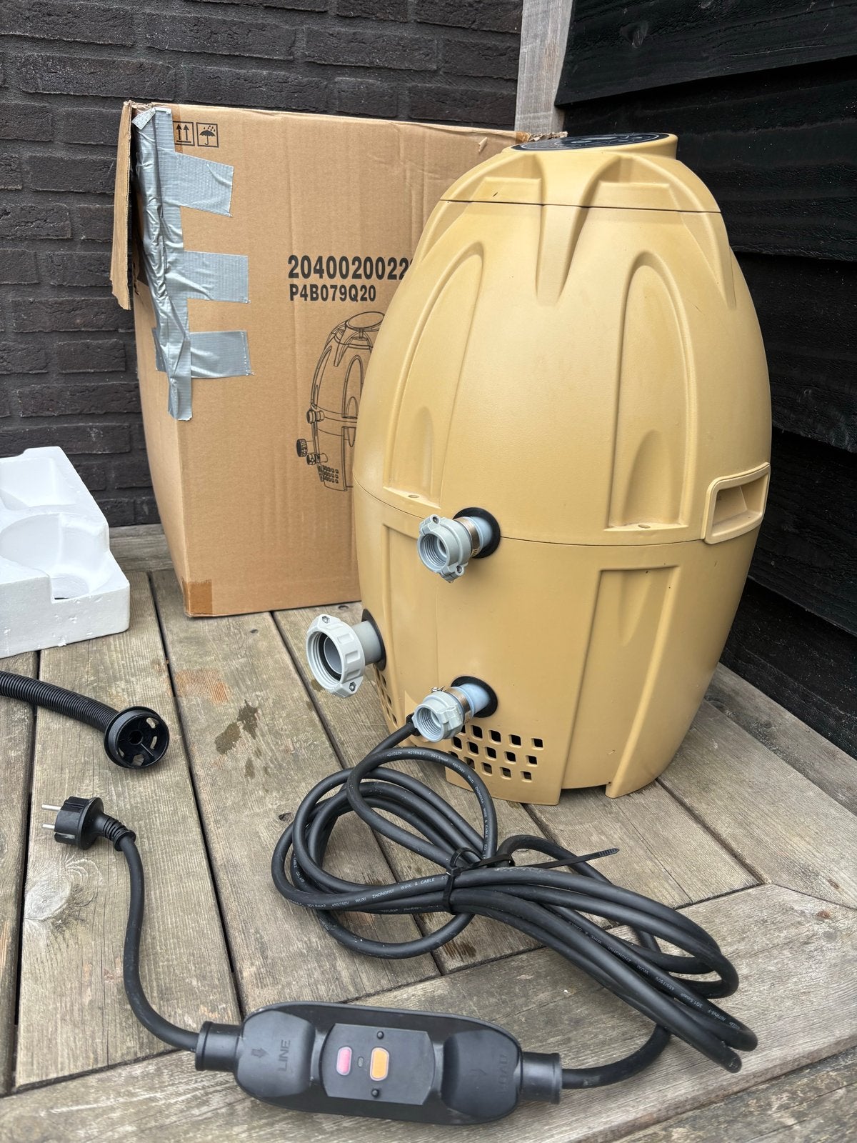 Bestway Lay-Z-Spa Pomp - Uitstekende Conditie, Tuin en Terras, Zwembad-toebehoren, Ophalen of Verzenden, Zo goed als nieuw, Zwembadpomp