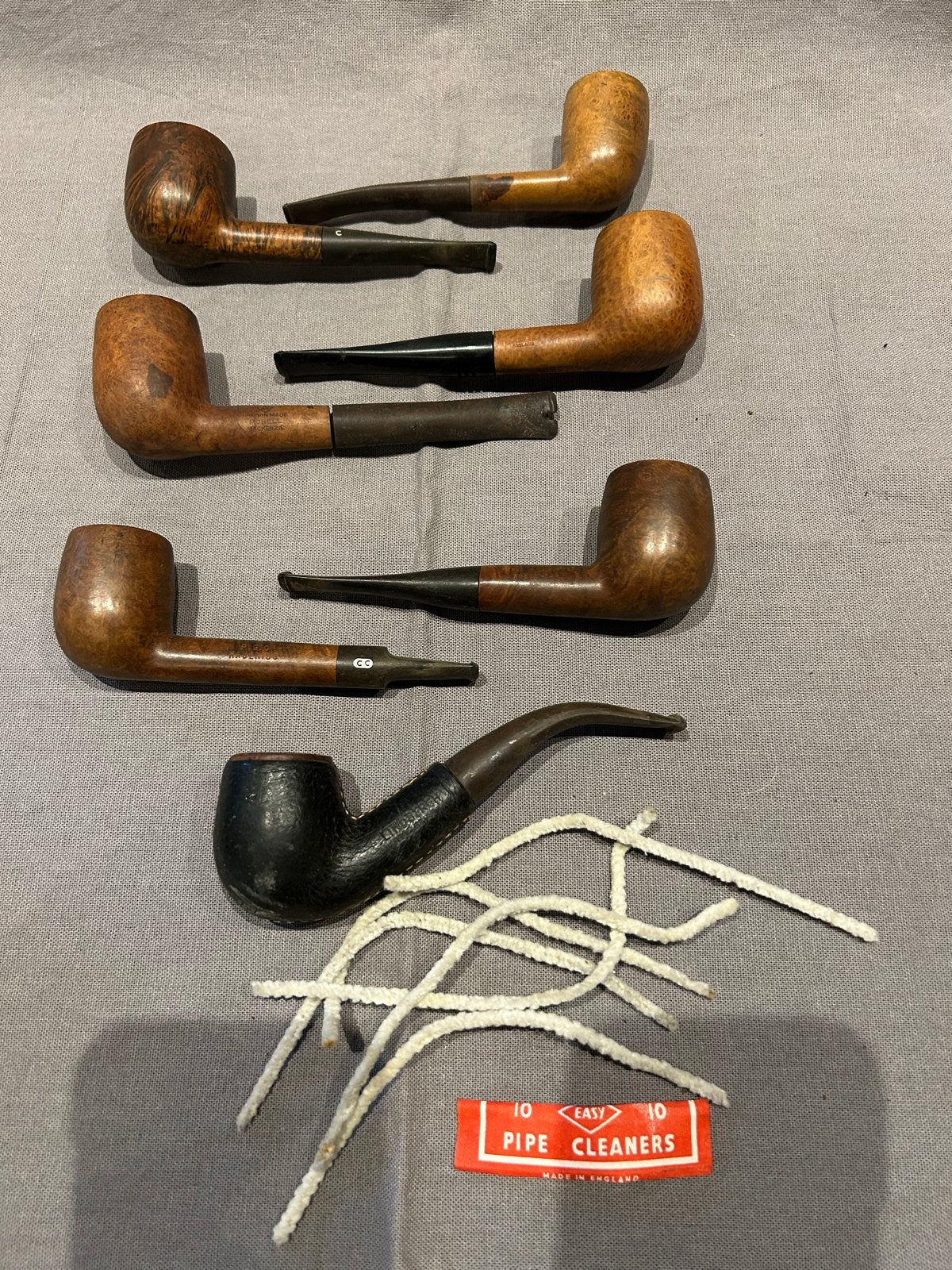 Vintage pijpen 7 stuks, Comoy’s, Carey, Wasmann, e.a., Ophalen of Verzenden, Gebruikt, (Water)pijp