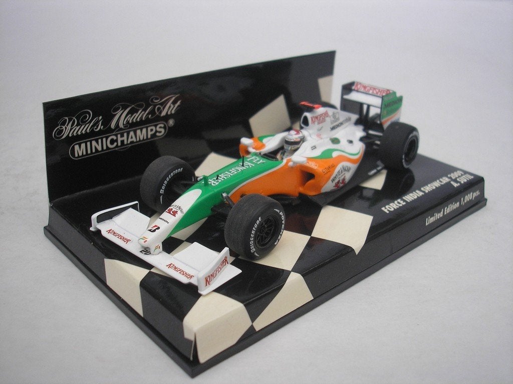 Force India Showcar 2009 A. Sutil 1/43 Minichamps, Ophalen of Verzenden, Nieuw, Auto, MiniChamps