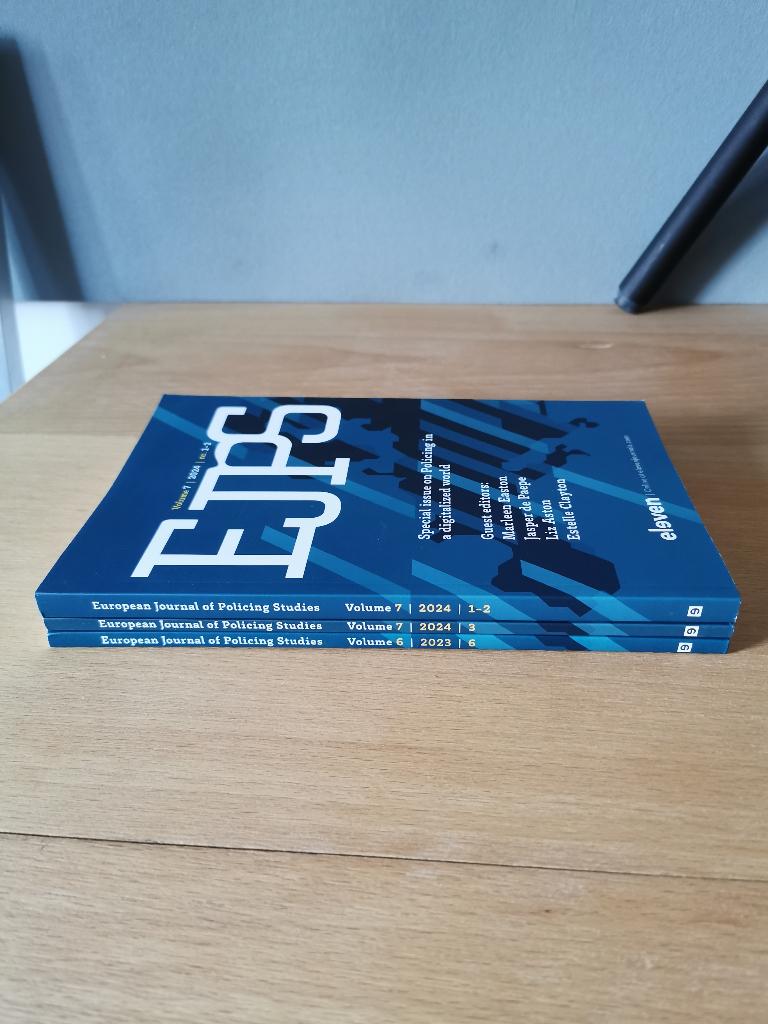 European Journal of Policing Studies | 2023/2024 | 3 issues, Boeken, Ophalen of Verzenden, Alpha, Zo goed als nieuw, WO