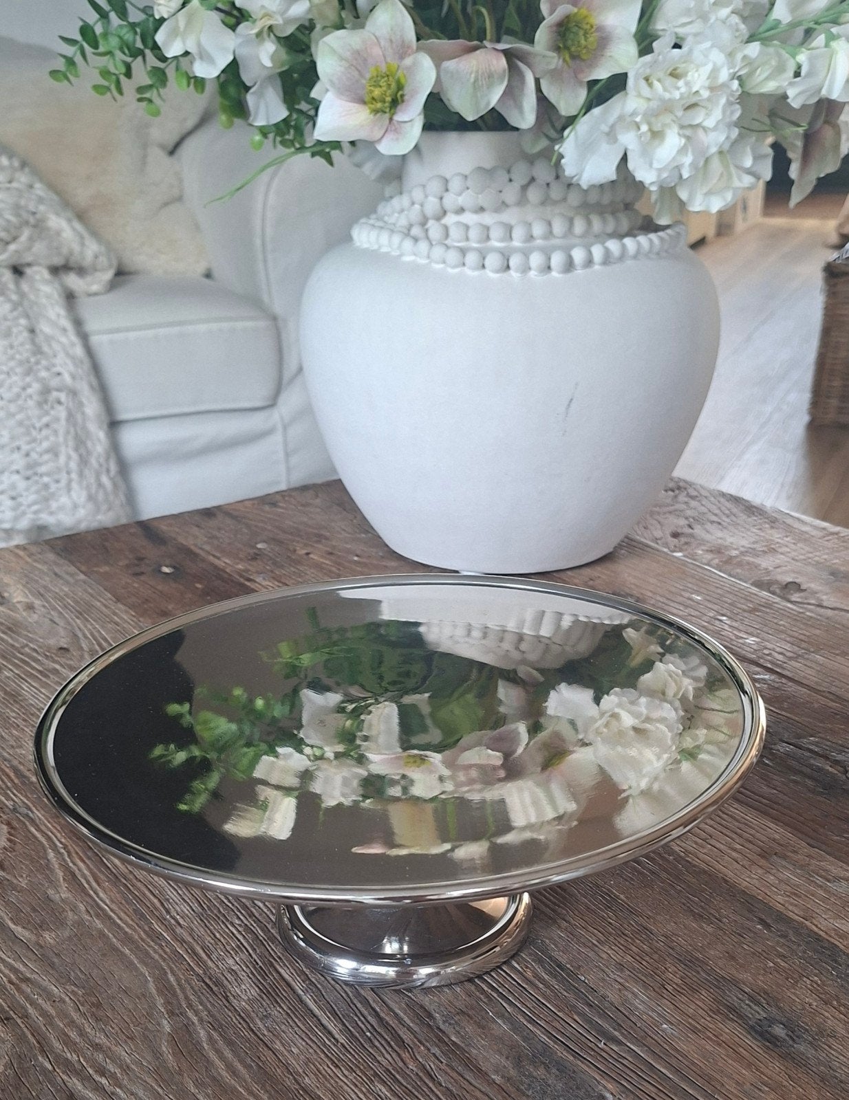 Riviera Maison cakestand, Ophalen of Verzenden, Nieuw, Zilver, Metaal
