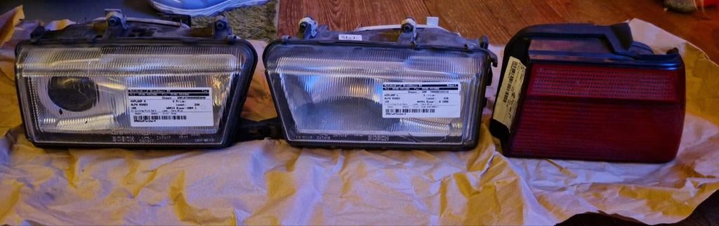 Alfa Romeo 155 set koplampen + achterlicht rechts, Ophalen of Verzenden, Alfa Romeo