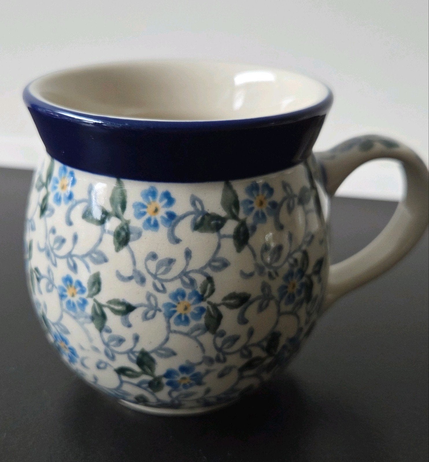 Bunzlau Castle Boerenmok 240ml Pools keramiek Pools servies, Blauw, Nieuw, Ophalen of Verzenden, Steen/keramiek