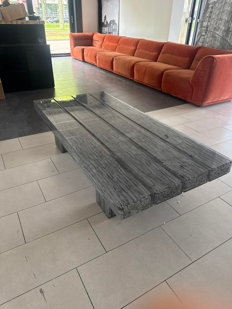 Timothy Oulton Salontafel - Robuust & Stijlvol Design, Gebruikt, 100 tot 150 cm, Ophalen of Verzenden, Nvt