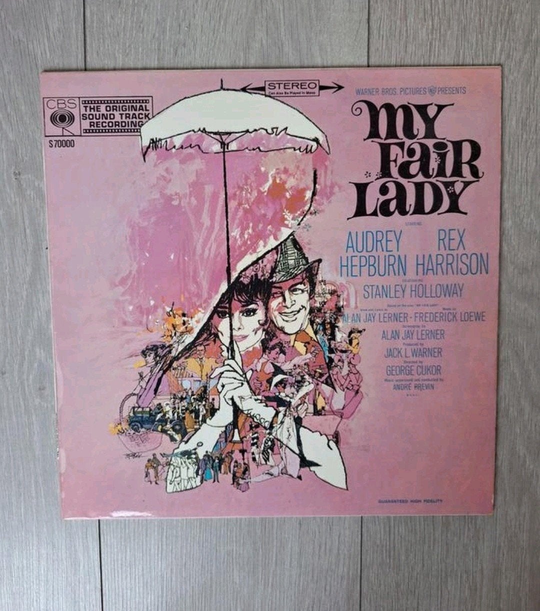 Lp van My Fair Lady met Audrey Rex en Hepburn Harrison., Ophalen of Verzenden, Zo goed als nieuw