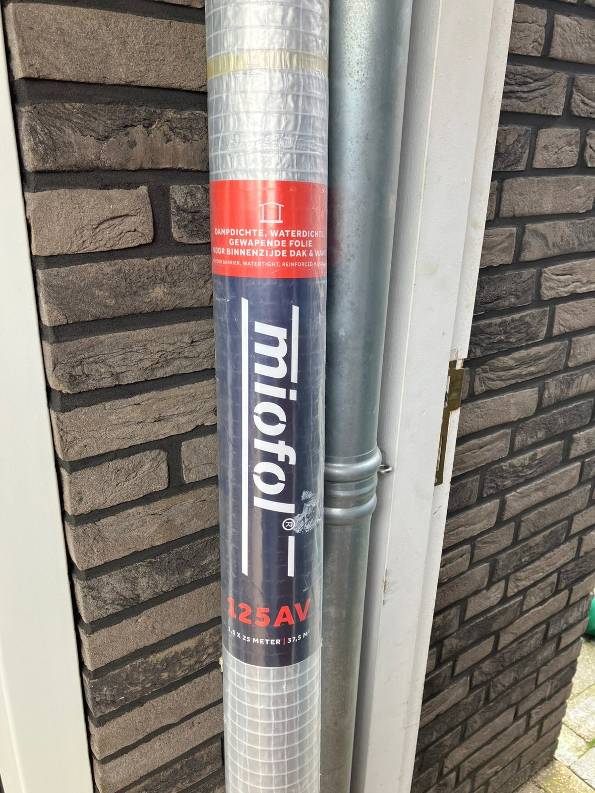 Mifol 125AV Dampdichte, Waterdichte Folie 1.5x25m, Doe-het-zelf en Verbouw, Isolatie en Afdichting, Overige materialen, Nieuw