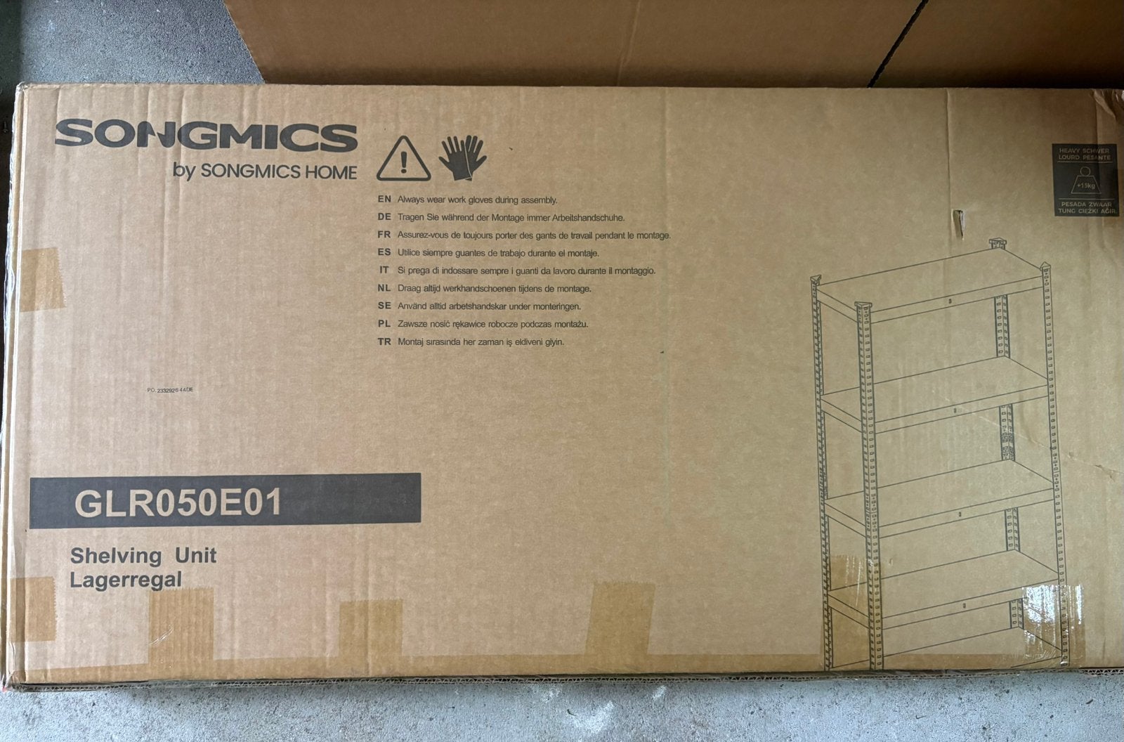 SONGMICS GLE050E01 Opbergrek - Nieuw in doos, Ophalen, Nieuw