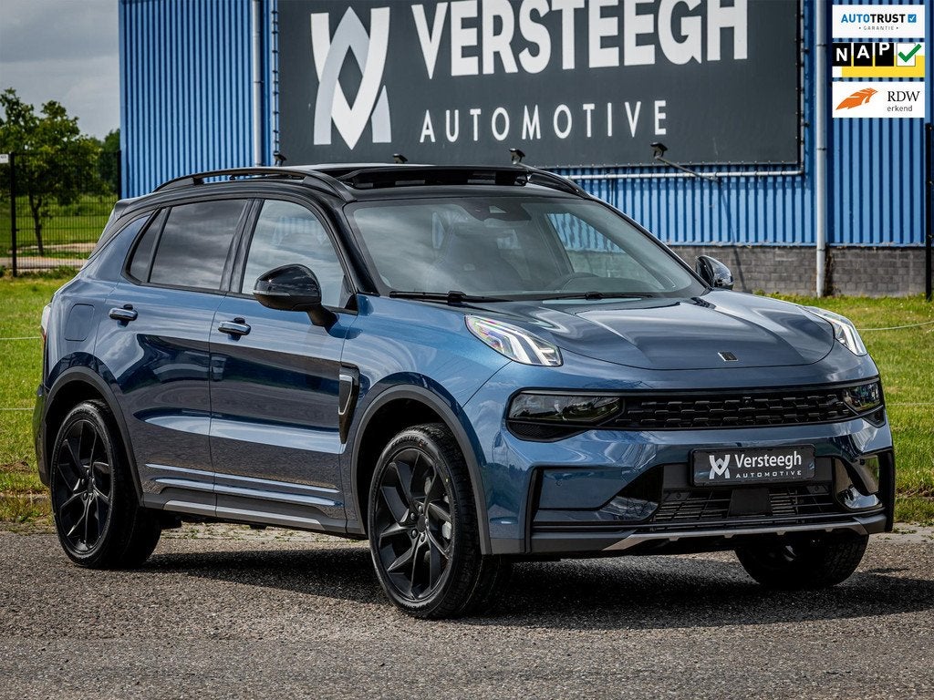 Lynk & Co 01 1.5 Plug-In Hybrid 262pk BLACKED OUT | Trekhaak, Auto's, Lynk & Co, Bedrijf, Te koop, ABS, Adaptive Cruise Control