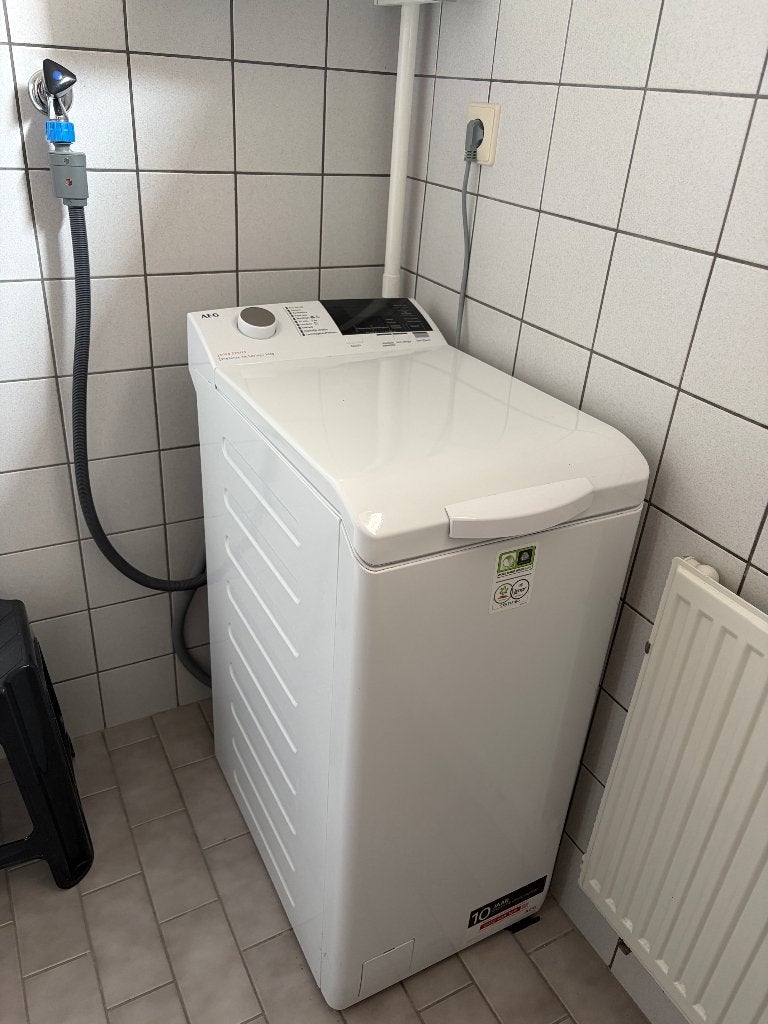 AEG bovenlader wasmachine, Ophalen, 1200 tot 1600 toeren, 4 tot 6 kg, Bovenlader