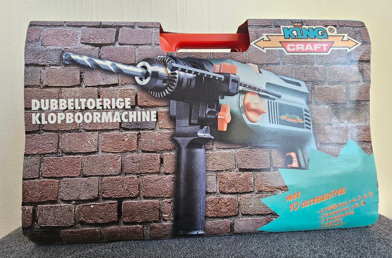 King Craft Boormachine Nieuw in Koffer met Accessoires, Ophalen of Verzenden, Nieuw, Boormachine
