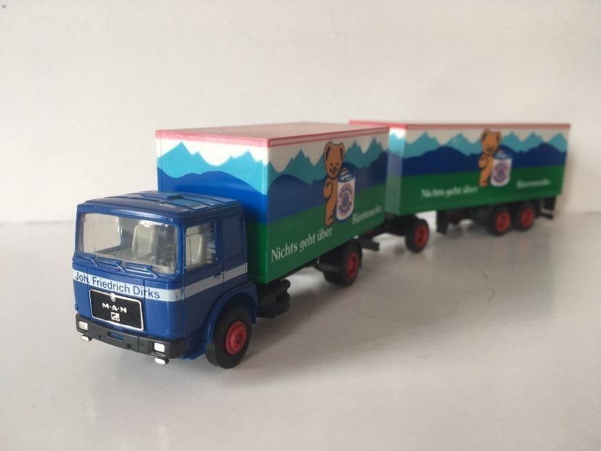 MAN modelauto 1:87 van Herpa, Ophalen of Verzenden, Zo goed als nieuw, Bus of Vrachtwagen, Herpa