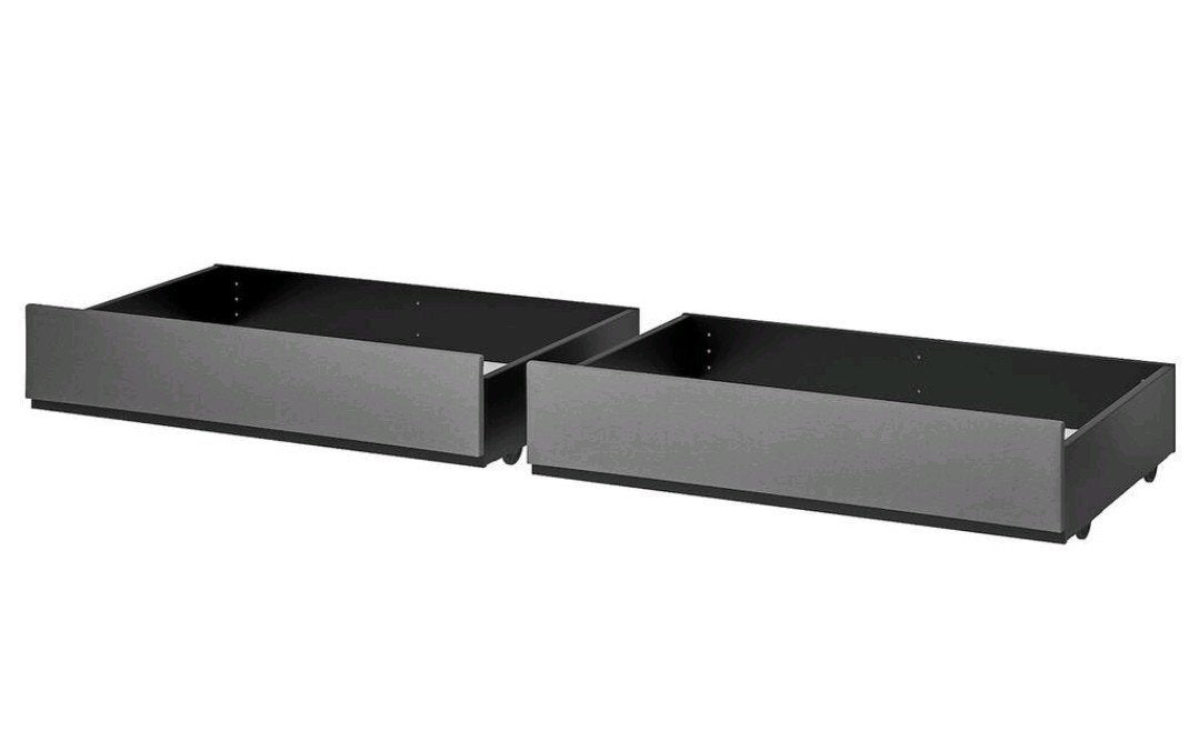 Ikea hauga bedlades - Zwart/Grijs, Ophalen, Gebruikt, Eenpersoons, Zwart