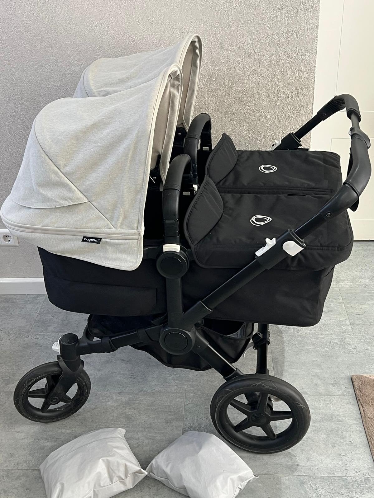 Bugaboo Donkey 5 twin / Duo compleet kinderwagen, Ophalen of Verzenden, Zo goed als nieuw, Kinderwagen of Buggy