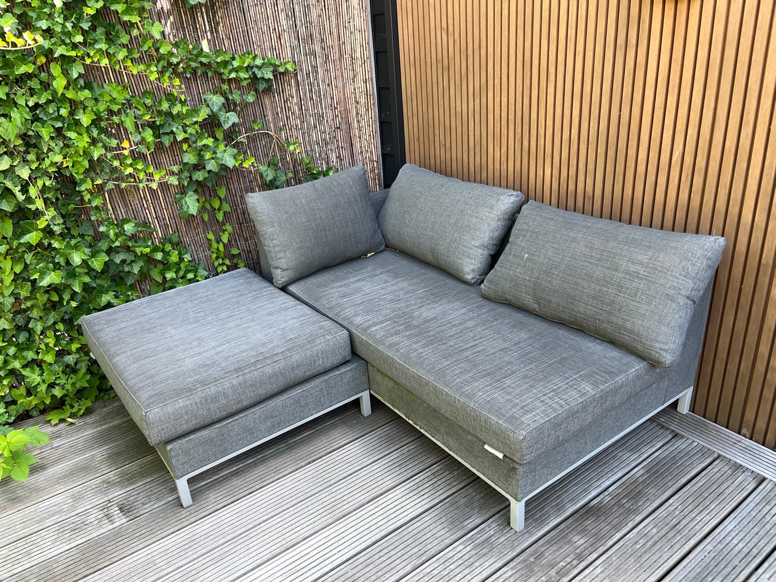 Gratis All Weather Loungebank - Ophalen in Utrecht, Tuin en Terras, Ophalen, Overige materialen, Gebruikt, 3 zitplaatsen