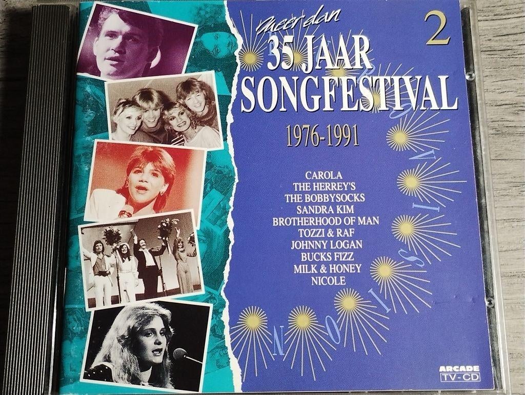 Meer Dan 35 Jaar Songfestival 1976-1991 Vol 2, Cd's en Dvd's, Cd's | Verzamelalbums, Ophalen of Verzenden, Zo goed als nieuw, Pop