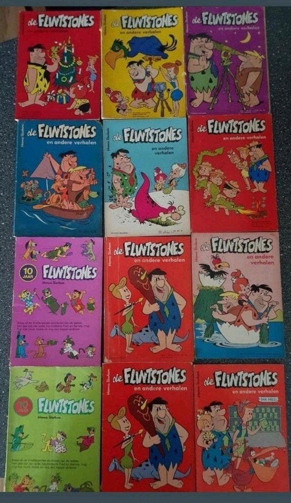 De Flintstones - 23 stripboeken uit de jaren '60 en '70, Boeken, Ophalen of Verzenden, Gelezen