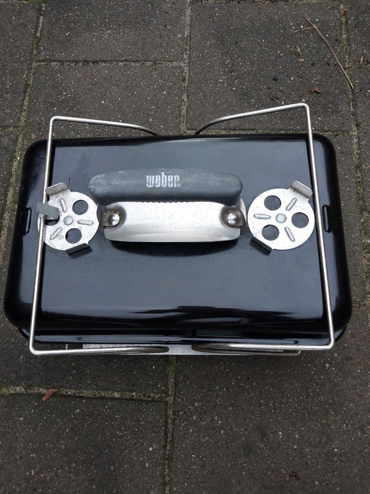 Weber Go-Anywhere Tafelmodel BBQ - Ideaal voor onderweg!, Ophalen of Verzenden, Zo goed als nieuw, Weber (BBQ)