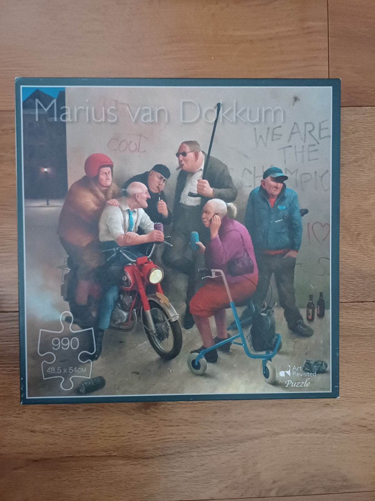 Marius van Dokkum. Legpuzzel. 990 stukjes..Compleet, Hobby en Vrije tijd, Ophalen of Verzenden, 500 t/m 1500 stukjes, Zo goed als nieuw