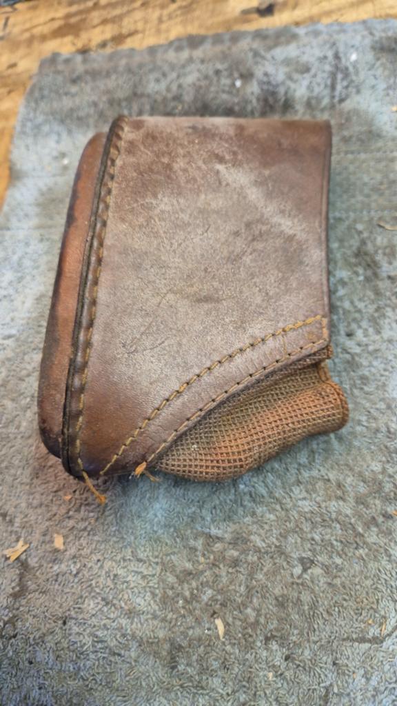 Pachmayr Vintage Leren Kolfbeschermer Recoil Pad (1960-1990, Ophalen