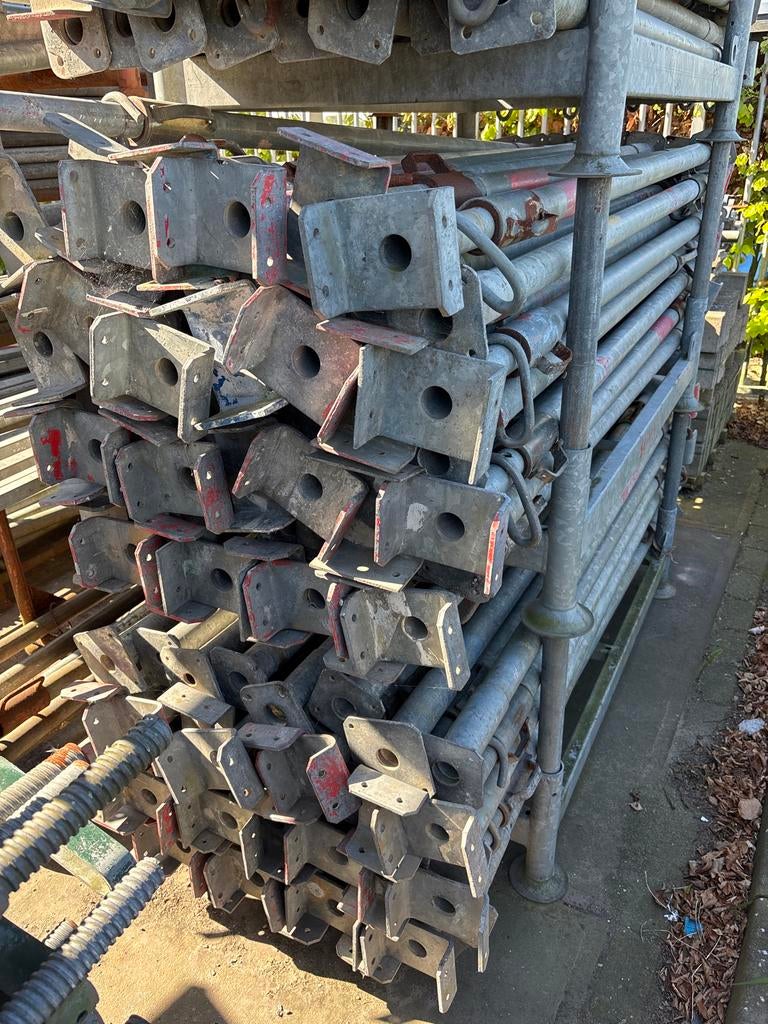 10 lange schroefstempels, Doe-het-zelf en Verbouw, Steigers, Ophalen, Gebruikt, Overige typen, 2 tot 5 meter