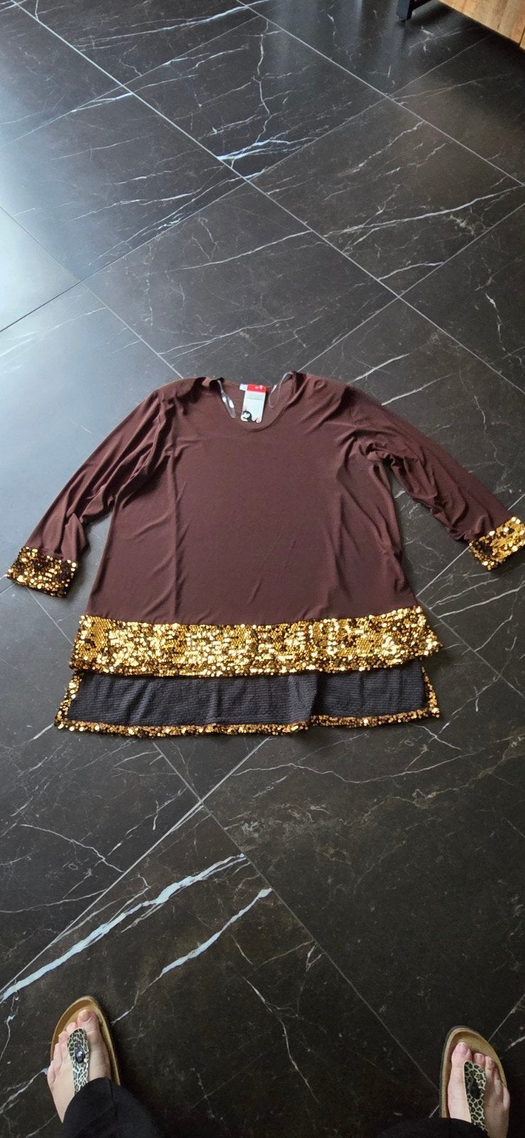 Nieuwe tuniek van Magna, Kleding | Dames, Bruin, Blouse of Tuniek, Nieuw, Ophalen of Verzenden