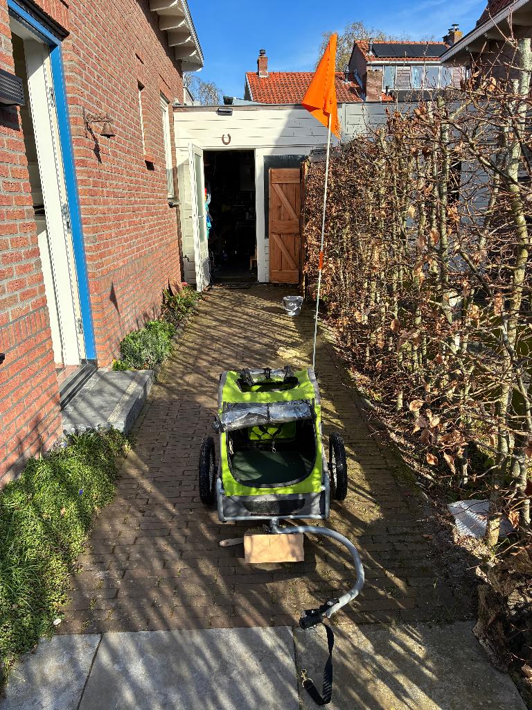 Doggy Ride fietskar mini, Fietsen en Brommers, Fietsaccessoires | Aanhangers en Karren, Ophalen, Gebruikt, 20 tot 40 kg, Hondenkar