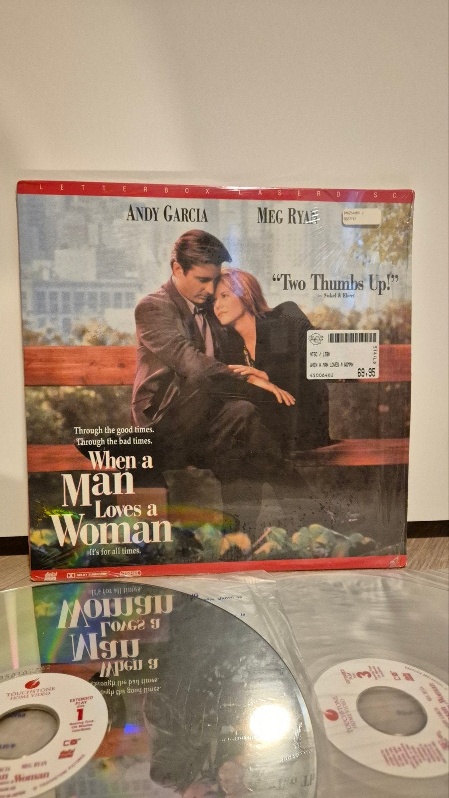 When a man loves a woman Laserdisc, 1990 - 1999, Ophalen of Verzenden, Zo goed als nieuw, 12 inch
