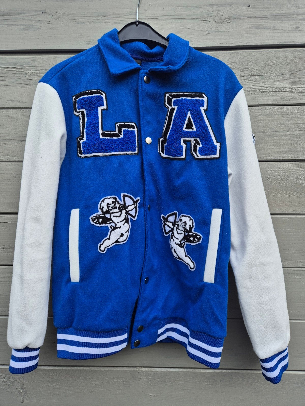 Stijlvol LA  Jacket met Engeltjes - Maat M, Kleding | Heren, Jassen | Zomer, Onbekend, Ophalen of Verzenden, Zo goed als nieuw